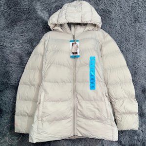 32 Degrees woman Ladies' Winter Fixed Hood Tech Jacket (Chateau Grey